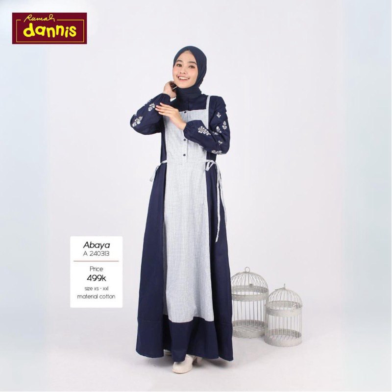 Abaya dannis A240313/ abaya dannis dewasa