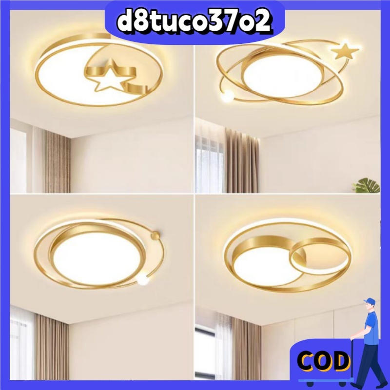 Lampu Plafon Rumah Lampu Plafon Modern Minimalis LED 3 Warna Lampu Hias Dinding LED Untuk