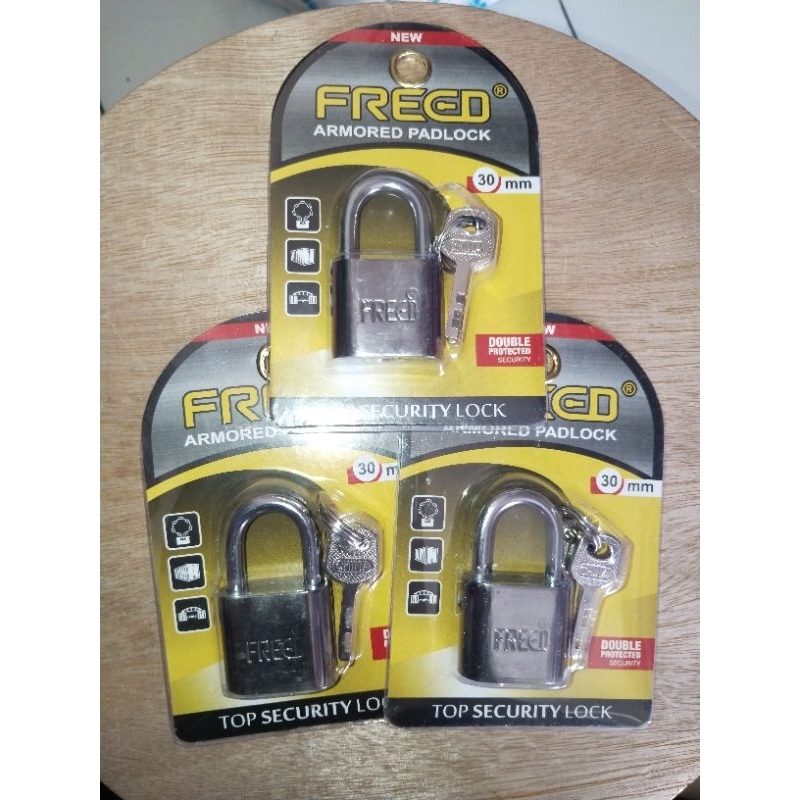 gembok pendek 30mm/gembok freed pendek 30mm/gembok pendek 30mm