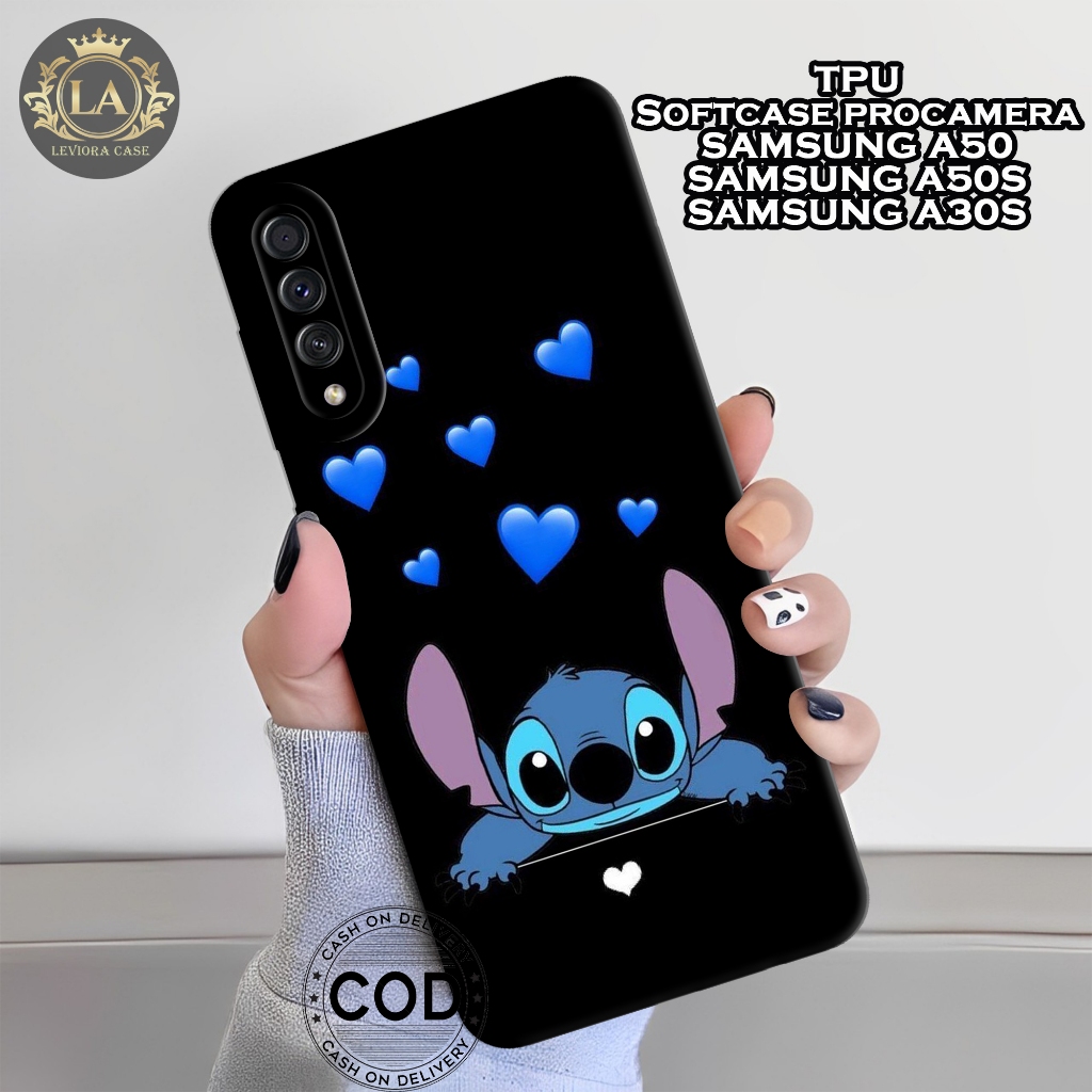 Case SAMSUNG A50/A50S/A30S  - Leviora Case - Fashion Case Stitch - Softcase SAMSUNG A50/A50S/A30S - 