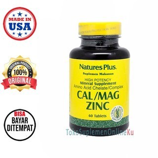 Natures Nature's Plus CalMagZinc - Suplemen Kesehatan Tulang