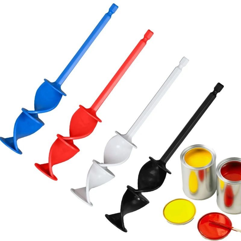 4Pcs Pengaduk Resin Warna Mixer Resin Mixer Pengaduk Cat Cat Mata Bor Untuk Mengaduk Cat Resin Epoxy