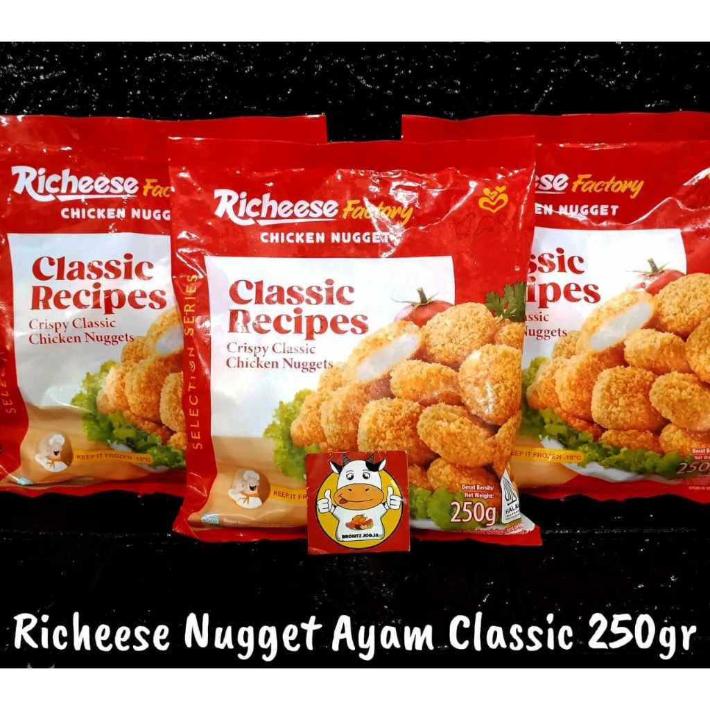 

RICHEESE NUGGET CLASSIC 250GR-FROZEN FOOD-BRONTZ JOGJA