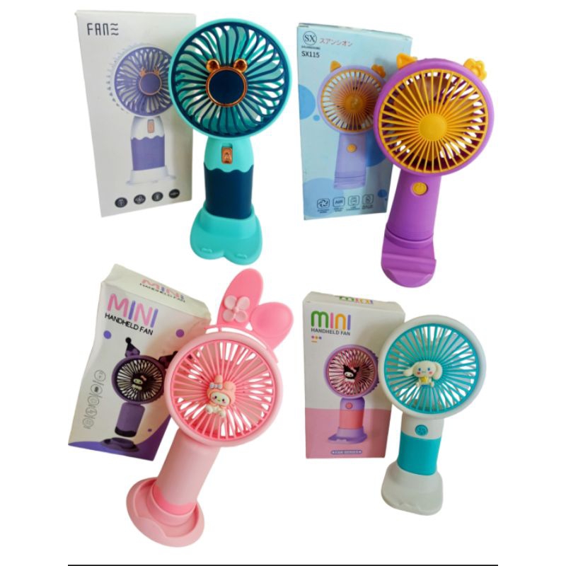 KIPAS ANGIN KECIL MINI PORTABLE USB CHARGER / KIPAS GENGGAM / KIPAS MEJA / KIPAS BERDIRI