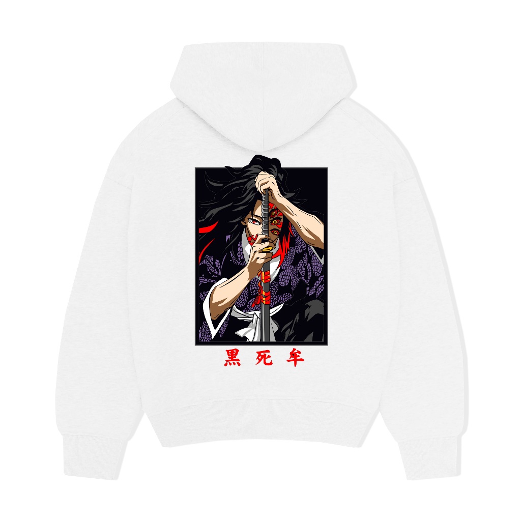 WOOZY | HOODIE PRIA OVERSIZE PUTIH | KUKOSHIBO PUTIH