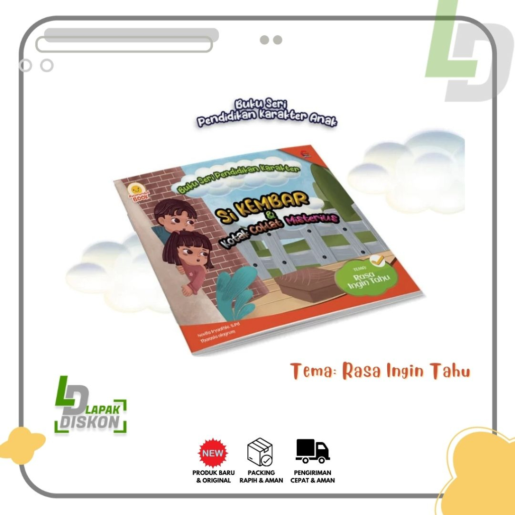 Buku Seri Pendidikan Karakter Sikembar & Kotak Coklat Misterius, Tema Rasa Ingin Tahu