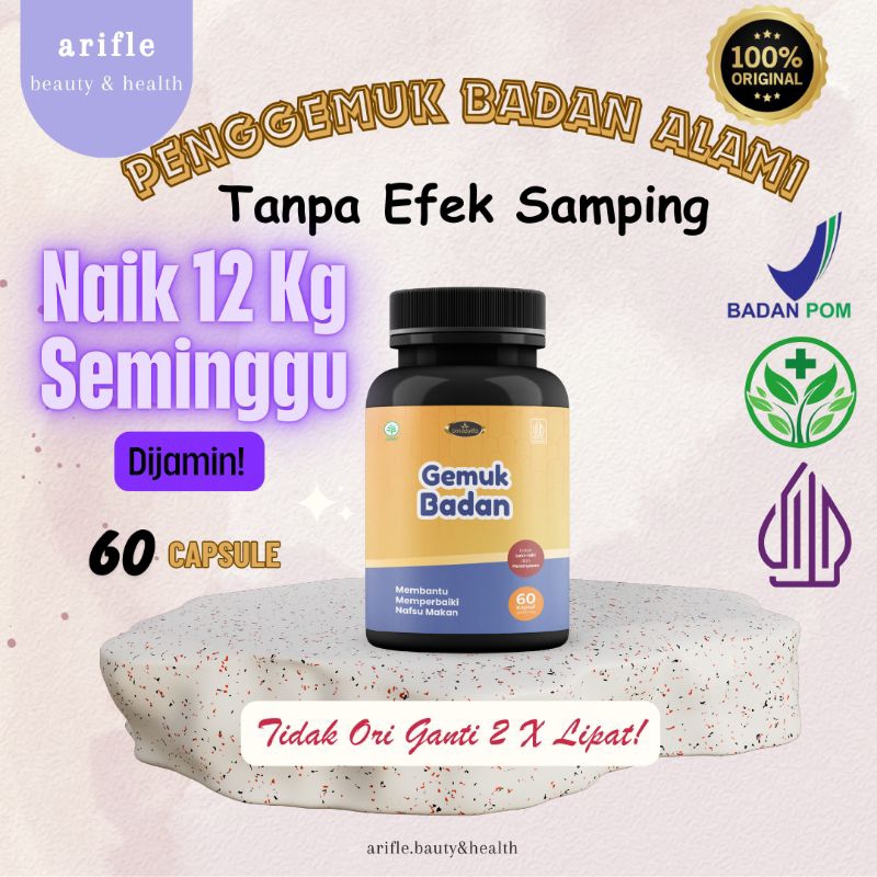 Penambah Berat Badan Penggemuk Badan Gemuk Badan Binasyifa Original Asli Alami