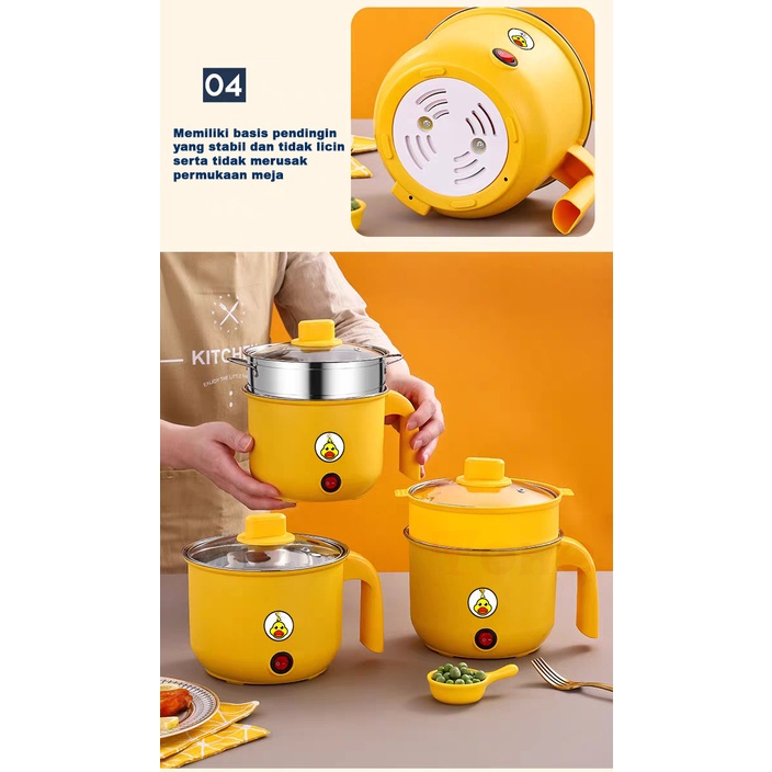 Hot Deals Panci Listrik Rice Cooker Magic Com Rice Cooker Mini Panci Stainless Steel Magic Com Mini