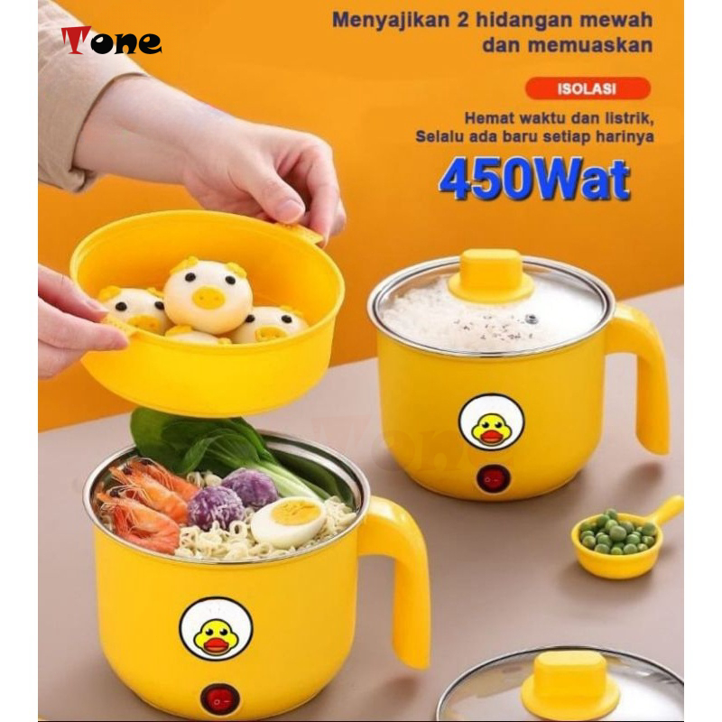 Big Sale Panci Listrik Rice Cooker Magic Com Rice Cooker Mini Panci Stainless Steel Magic Com Mini