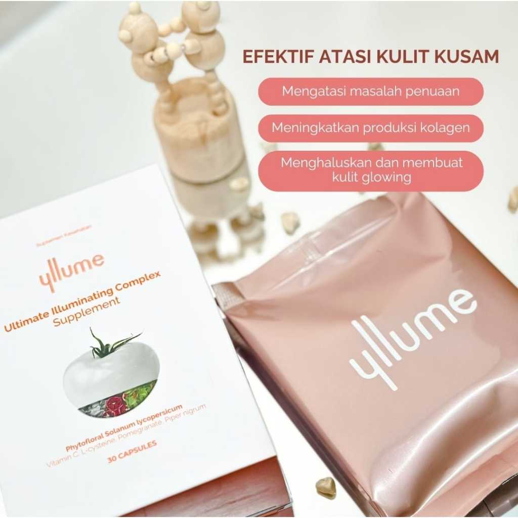 YLLUME Ultimate lIluminating Complex Skin Supplement (crystal tomato)