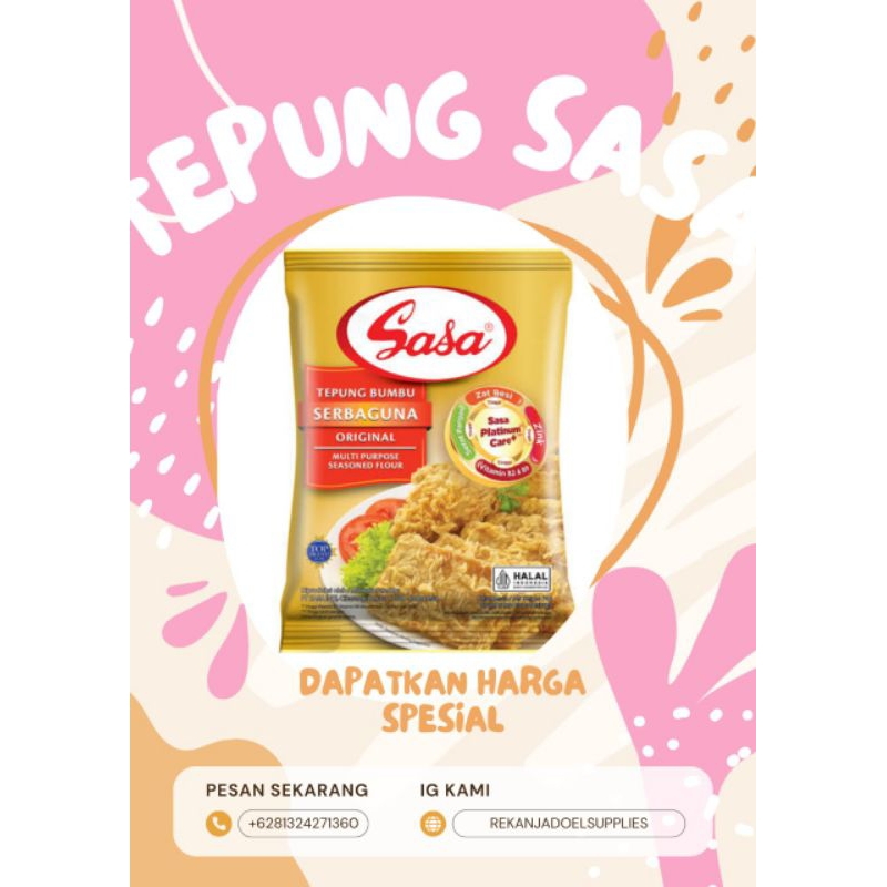 

Tepung Bumbu Sasa Serbaguna 210gr