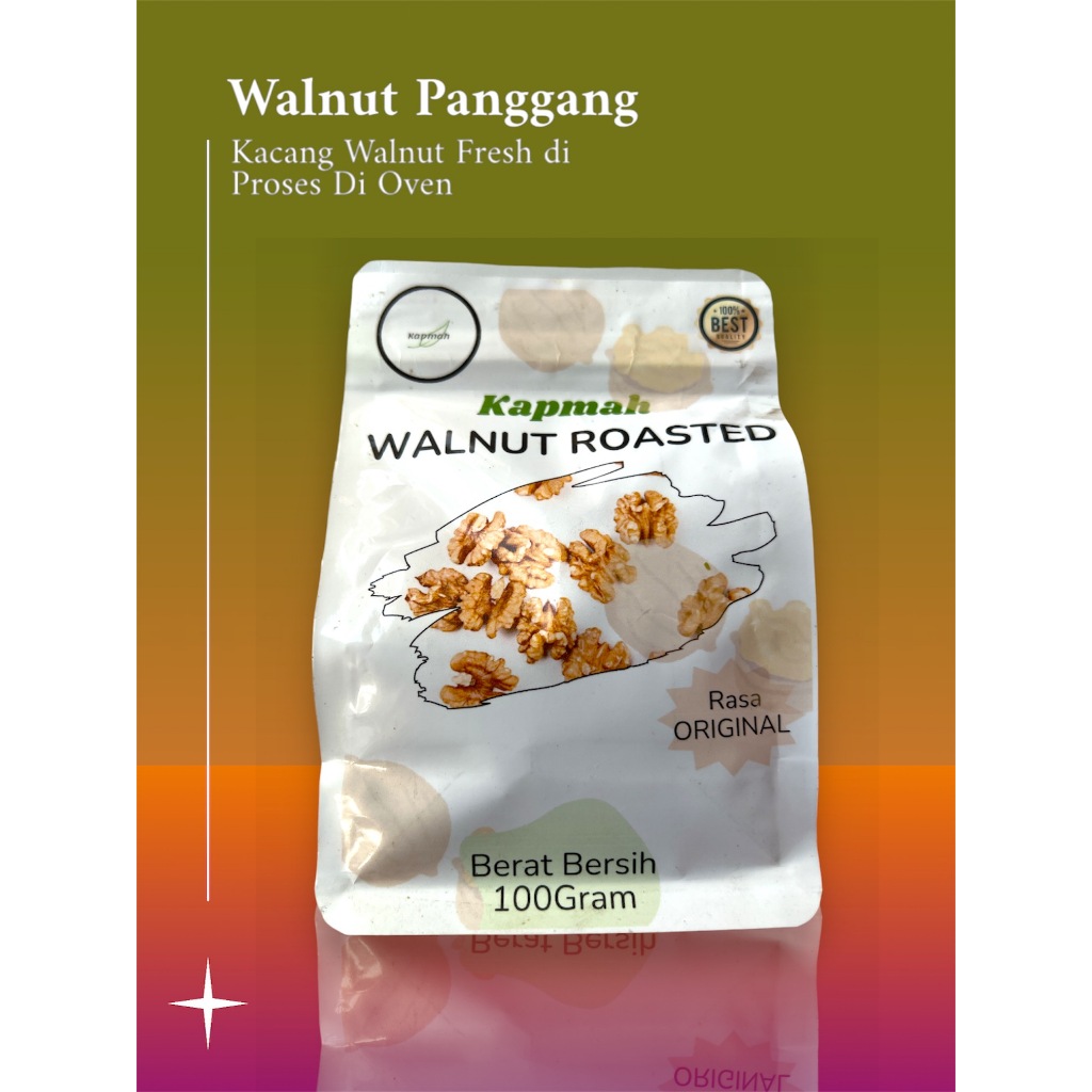 

Roasted Walnut - Kapmah kacang walnut panggang 250Gram