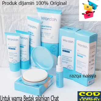 Best Paket Wardah Lightening Lengkap 1 set / Kosmetik Wardah kulit kusam