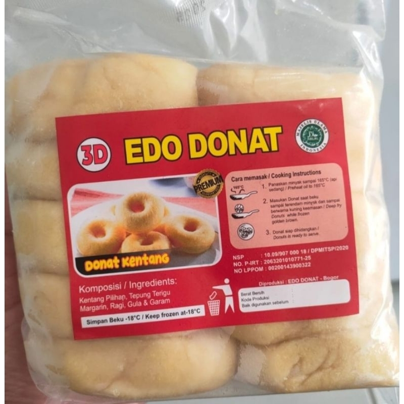 

Edo donat kentang isi 10