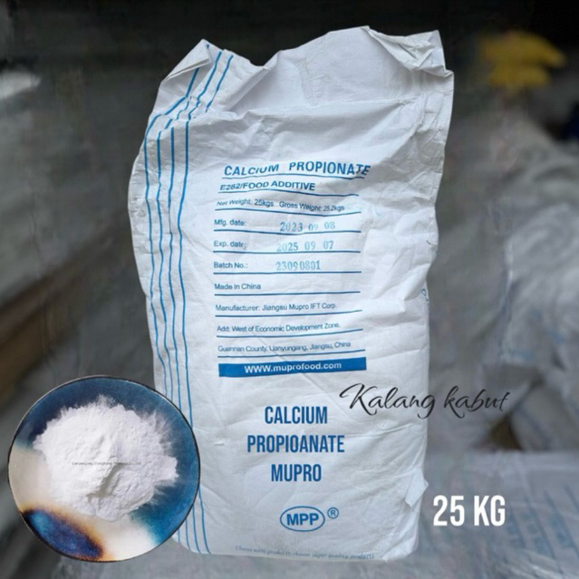 

Calicum Propionate - asam propionat - kalsium propionat - 25 kg