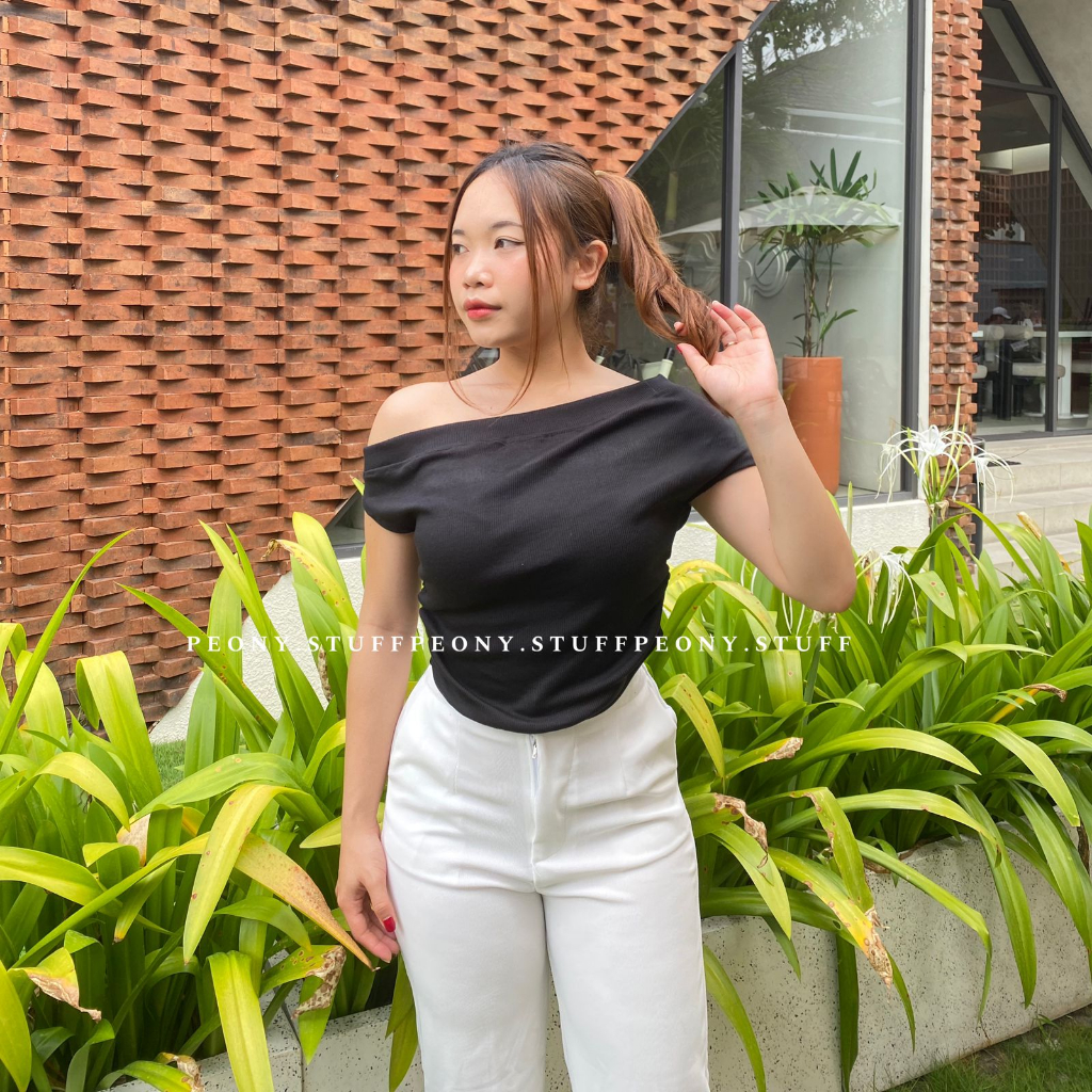 Diva Top Sabrina Rib Stretch