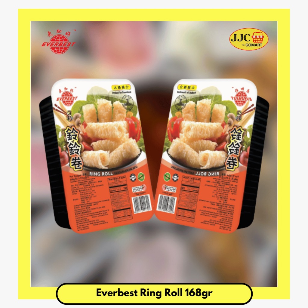 

Everbest Ring Roll 168g | kembang tahu | Kulit tahu Gulung | Vegetarian