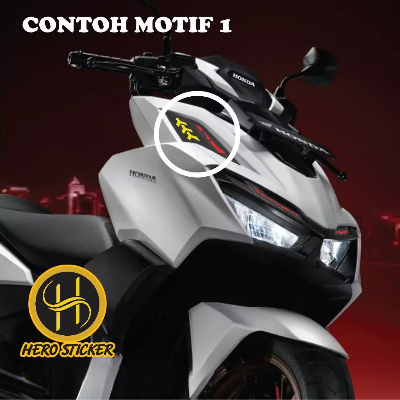 Sticker alis vario new 160 - Stiker alis vario 160 Stiker lampu lazy eyes