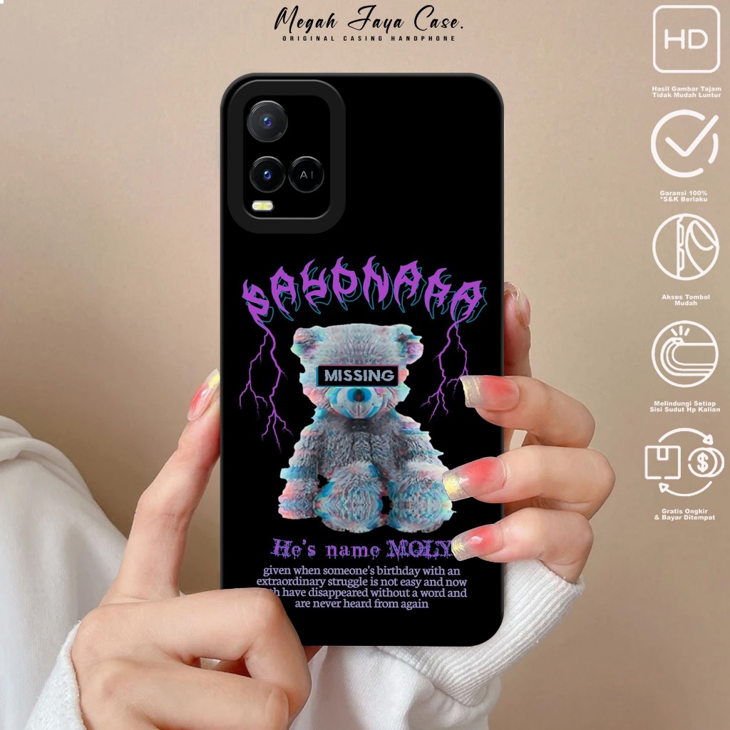 Case VIVO Y21 Y21S Y21T Y33S Y33T Y21A - Casing Hp VIVO Y21S Y21 Y21T Y21A Y33S Y33T  Motif BNKA - S