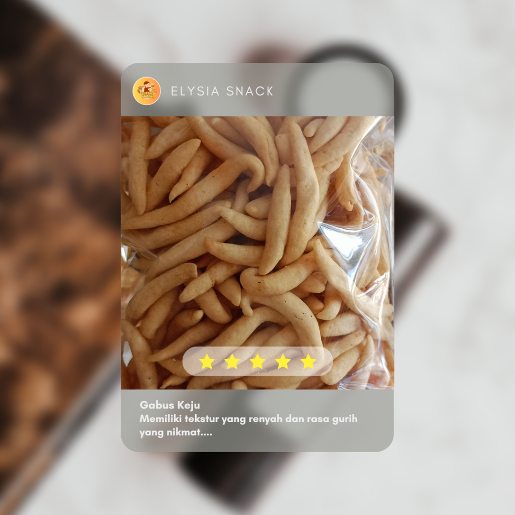

BM Snack Gabus keju 100gr - 1 kg