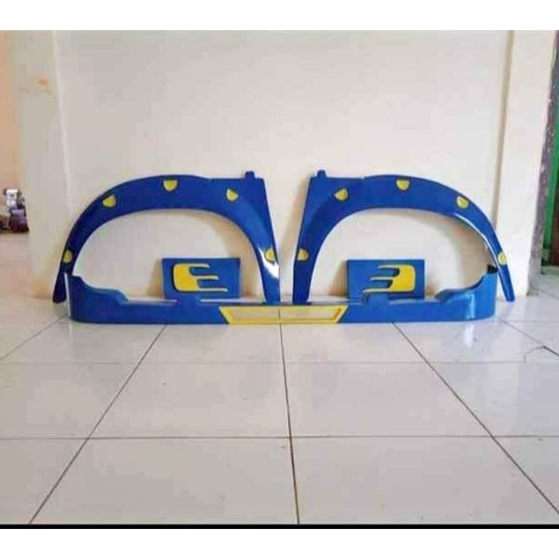 tambahan bemper + spakbor bisa gunakan  truk canter ragasa,dyna.