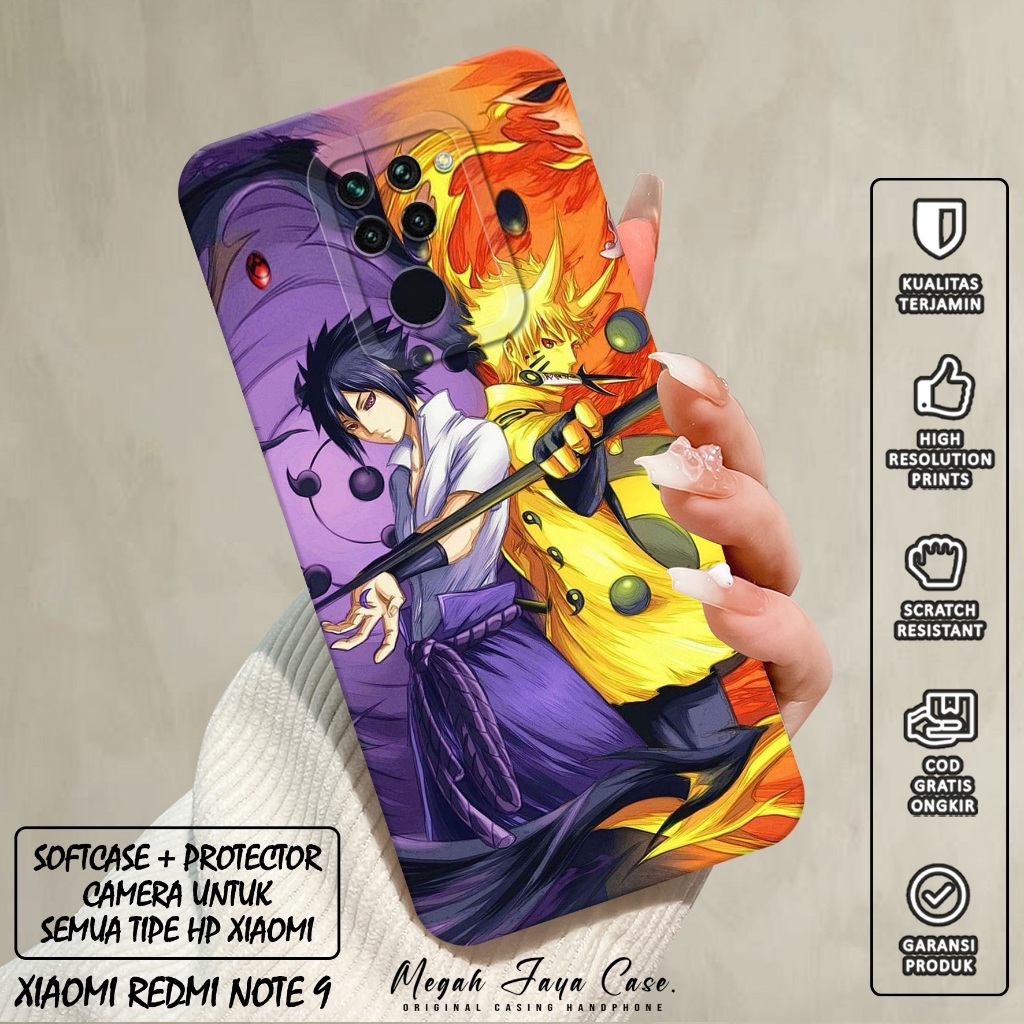 Case Xiaomi Redmi Note 9 - Casing Hp Xiaomi Redmi Note 9 Motif Anime NRT - Silikon Hp Xiaomi Redmi N