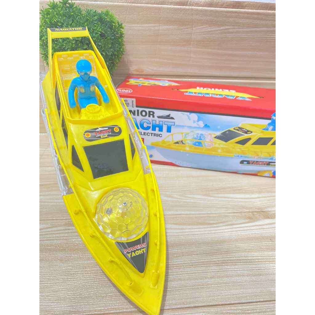 MAINAN ANAK KAPAL/MAINAN MODEL KAPAL/MAINAN WARNA KUNING