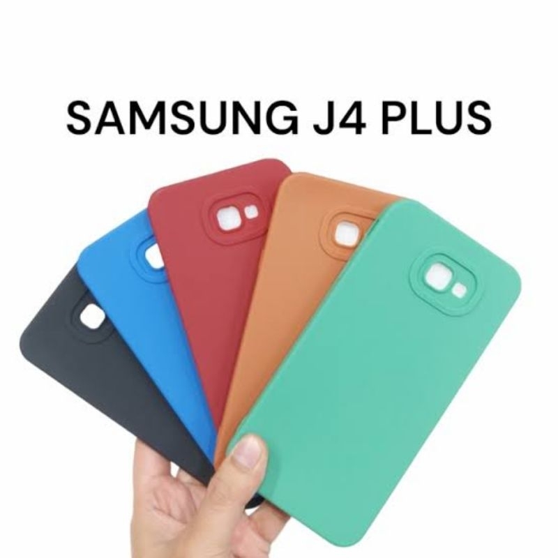 Case Macaron Samsung J4 Plus Softcase Pro Kamera