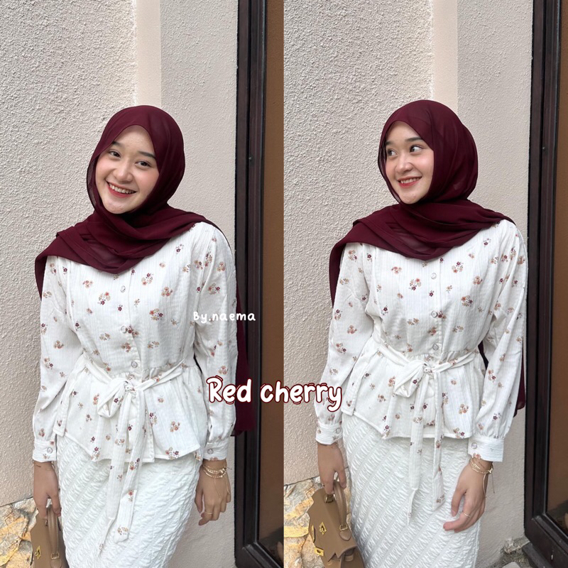 NAEMA HANA BLOUSE | HANA TOP | BLOUSE FLORAL | BLOUSE MOTIF