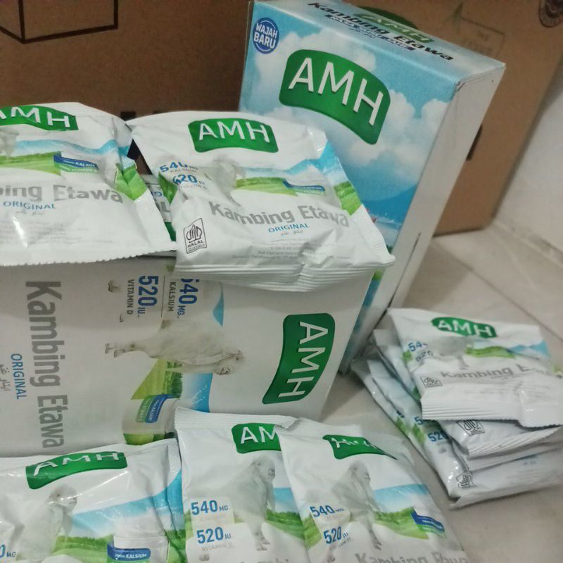 

Susu Sachet AMH Kambing Etawa rasa Original isi 25gram