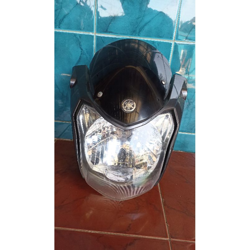 Headlamp Reflektor Lampu Depan Fullset 1Set Yamaha Vixion New Jaguar NVL Original Copotan