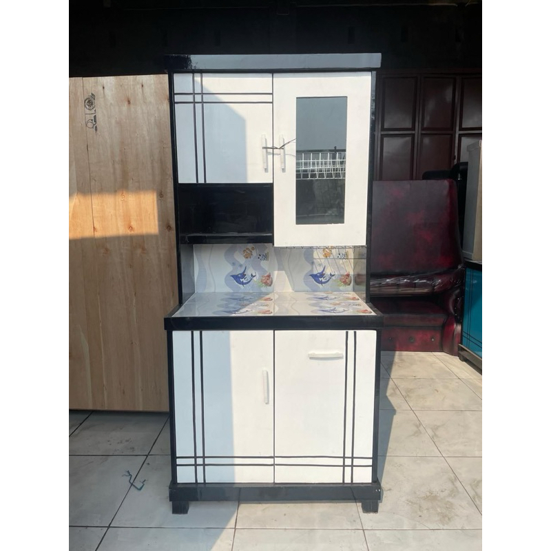 Rak Piring 2 Pintu / Rak piring Alumunium