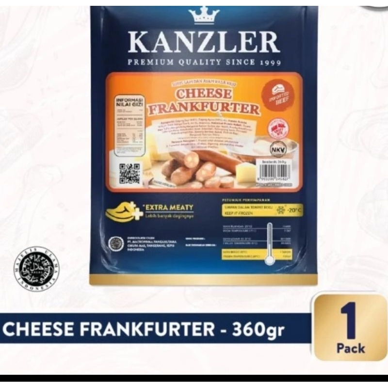 

Kanzler Cheese Frankfurter Bogor Frozen