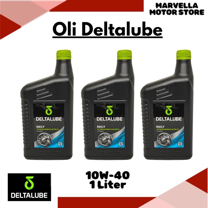 Oli Motor Deltalube Daily 1 Liter 10W-40 Oli Motor Deltalube 1000ml