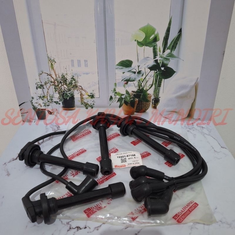 KABEL BUSI MOBIL DAIHATSU FEROZA ESPASS 1.6 ZEBRA S89 CLASSY ORIGINAL