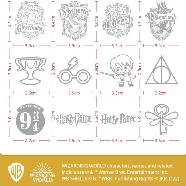 

Promo Stiker Metal Harry Potter Gryffindor Perak Emas