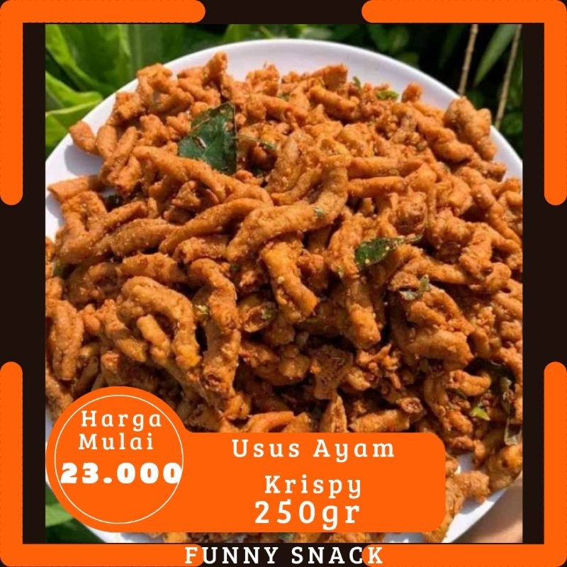 

USUS KRISPY 250GRAM RASA PEDAS DAUN JERUK