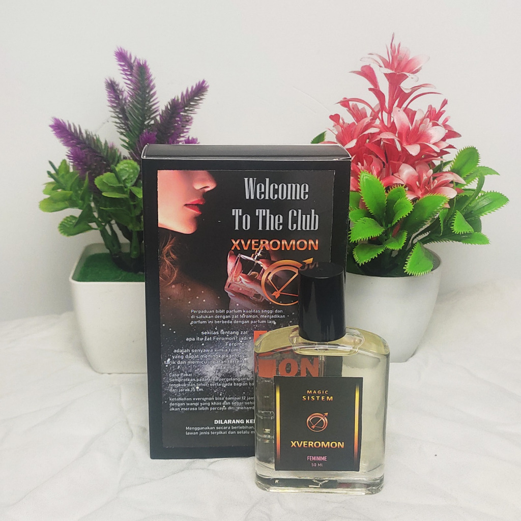 X VEROMON parfum pria dengan ekstrak zat feromon tipe masculin50 ml
