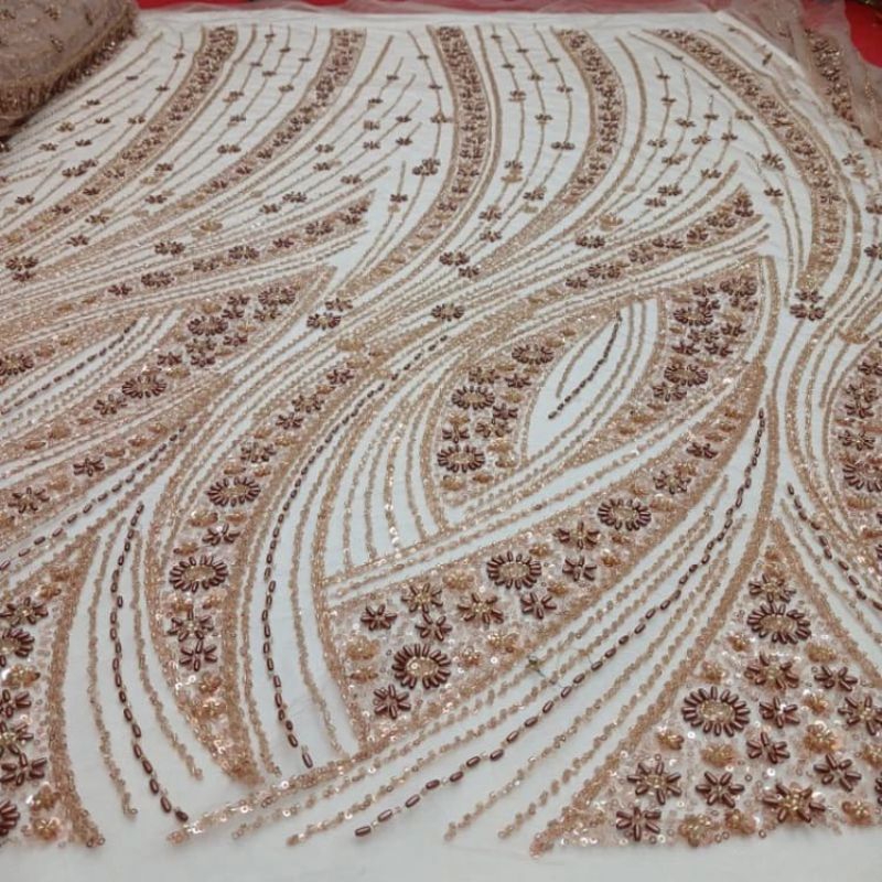 Kain Tile Full Payet Soroskin || Bahan Payet Mewah