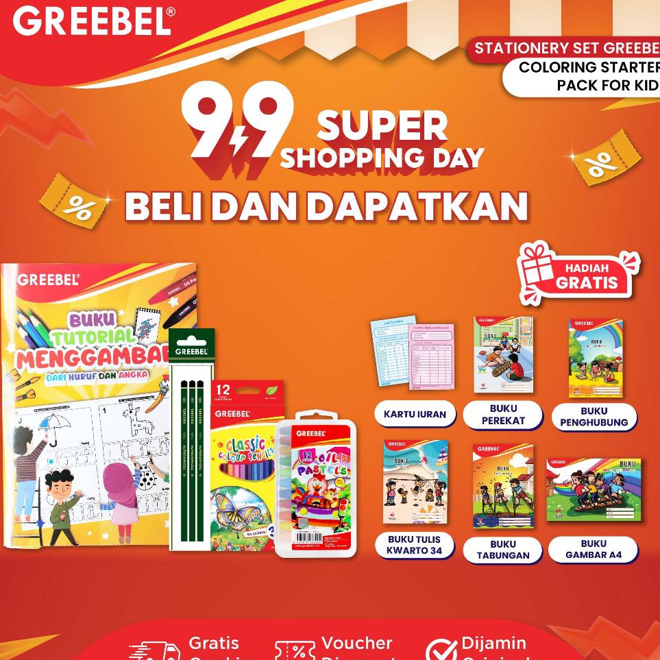 

Best Limited GREEBEL Paket Mewarnai Menggambar Lengkap Paket Coloring Starter Pack For Kids