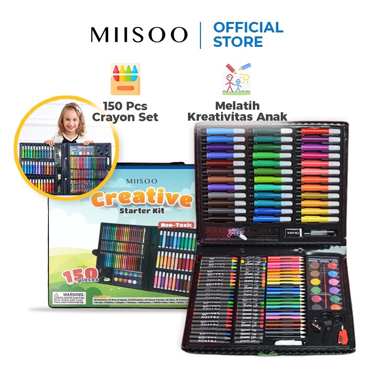 

Super Deals Cece Fancy Items Exclusive MIISOO SET Crayon 15 PCS Set Pensil Warna Pastel Pensil Minyak warna untuk Melukis dan mewarnai