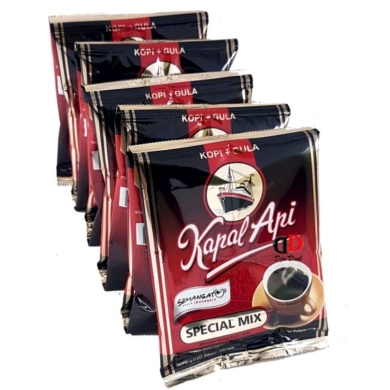 

kopi kapal api spesial mix kopi + gula mix 23 gram. 1 renceng isi 10