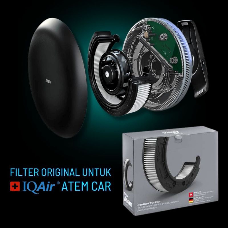 Filter IQAir Atem Desk | Filter IQAir Atem Car.