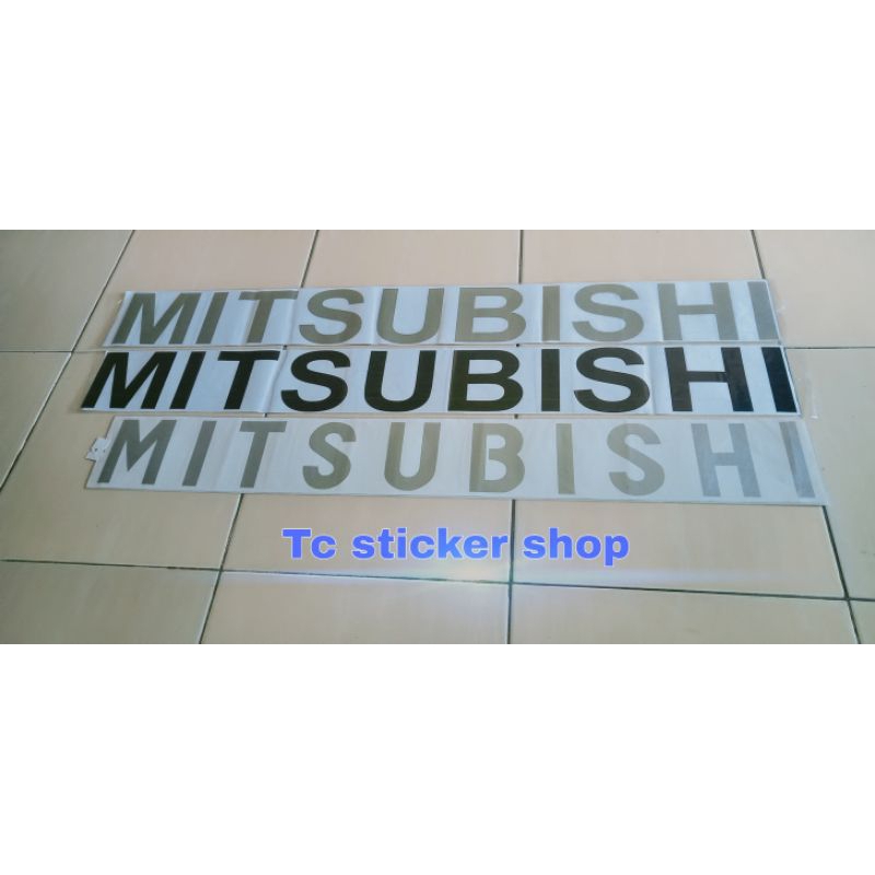 sticker tulisan Mitsubishi untuk mobil Mitsubishi L200 / L300