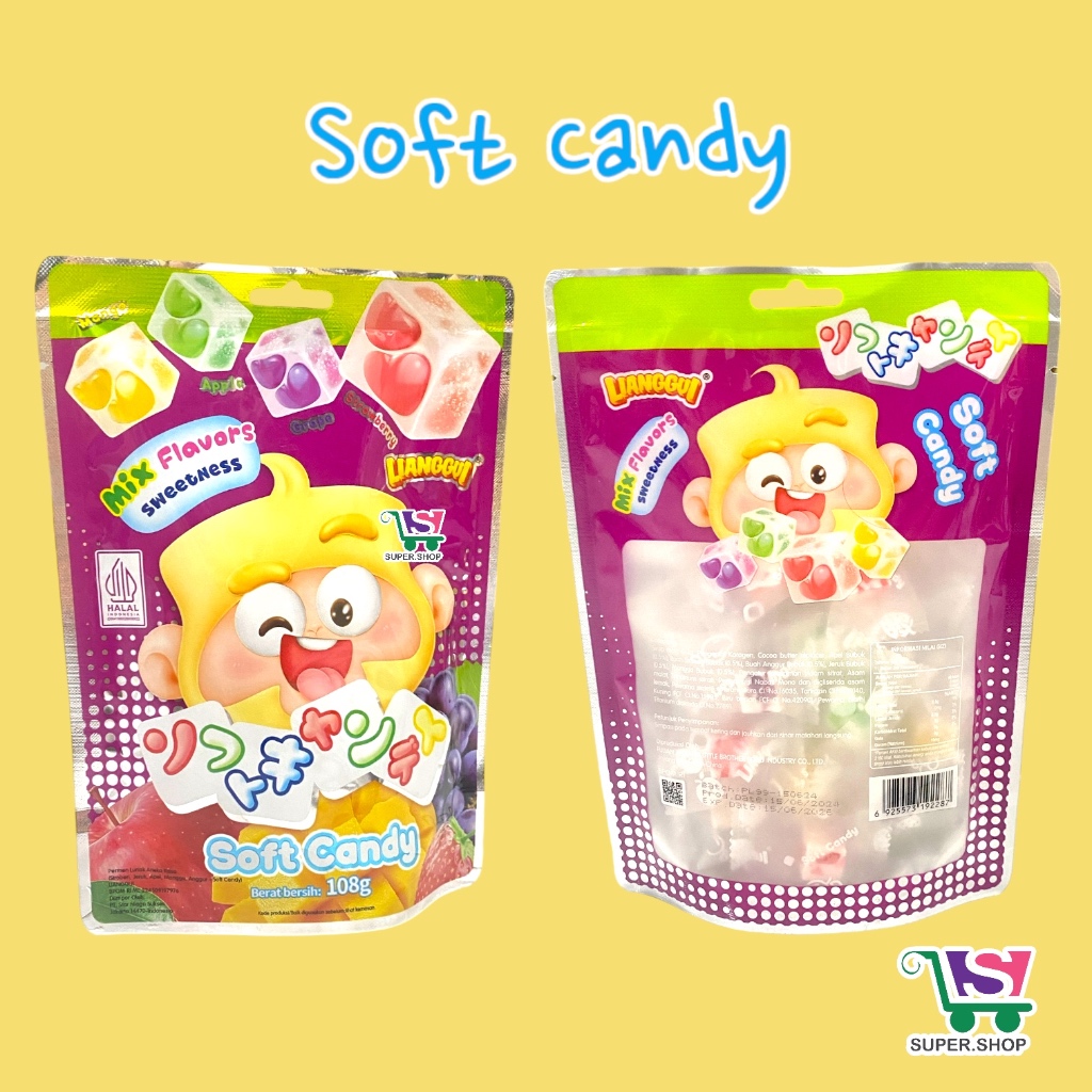 

Lianggui Soft Candy Permen Lunak Viral 108 Gram