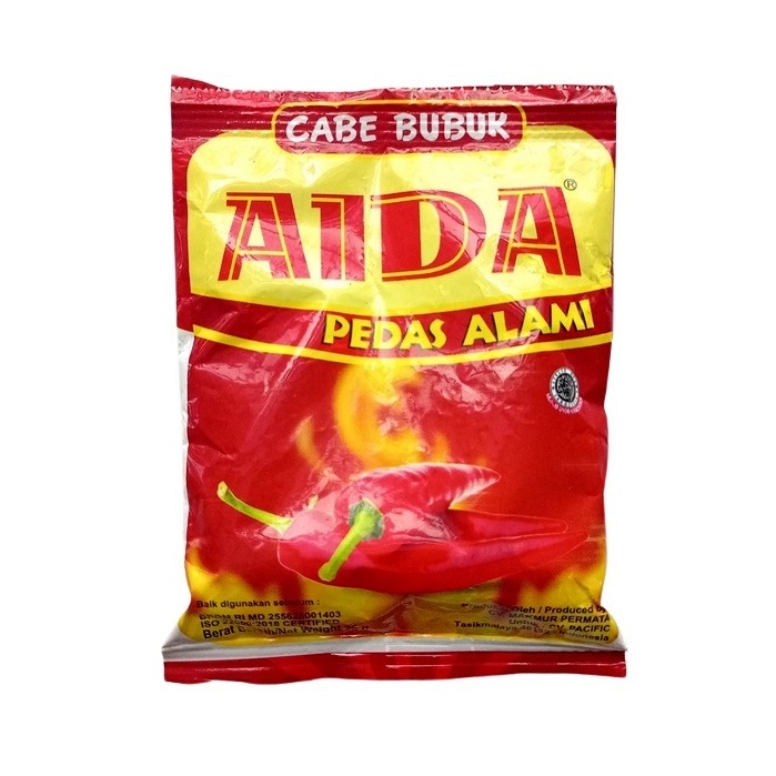 

Cabe Bubuk AIDA 25gr – Pedas Alami