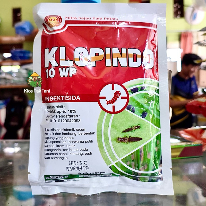 Insektisida KLOPINDO 10WP 100gram