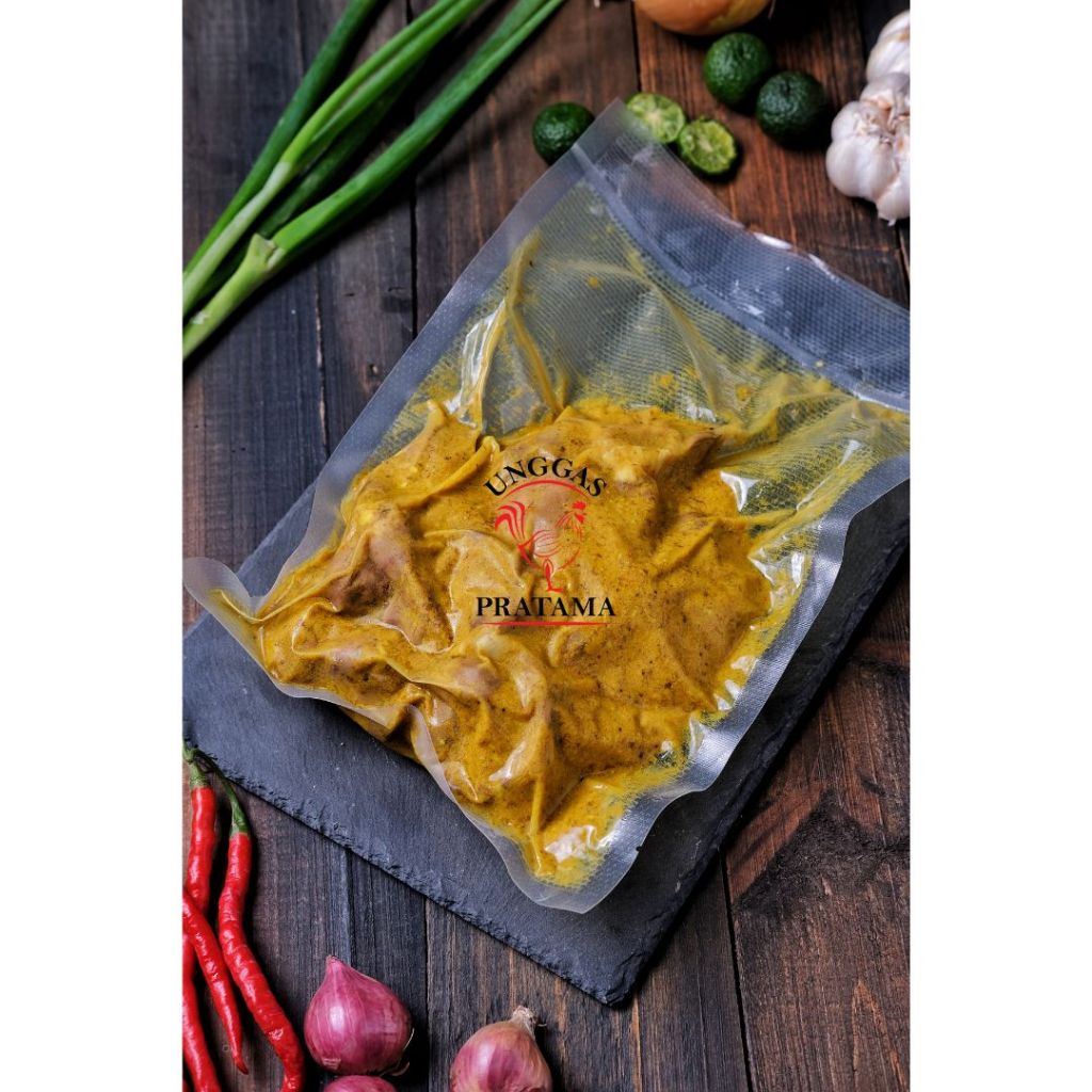 

Ati Ampela Ayam Kampung Ungkep Kuning Lengkuas Homemade & Halal isi 10