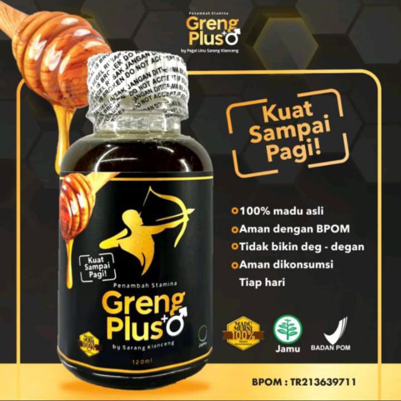 

MADU SARANG KLANCENG GRENG PLUS KUAT SAMPAI PAGI 120ML TIDAK ASLI JAMINAN UANG KEMBALI 100%!!!!