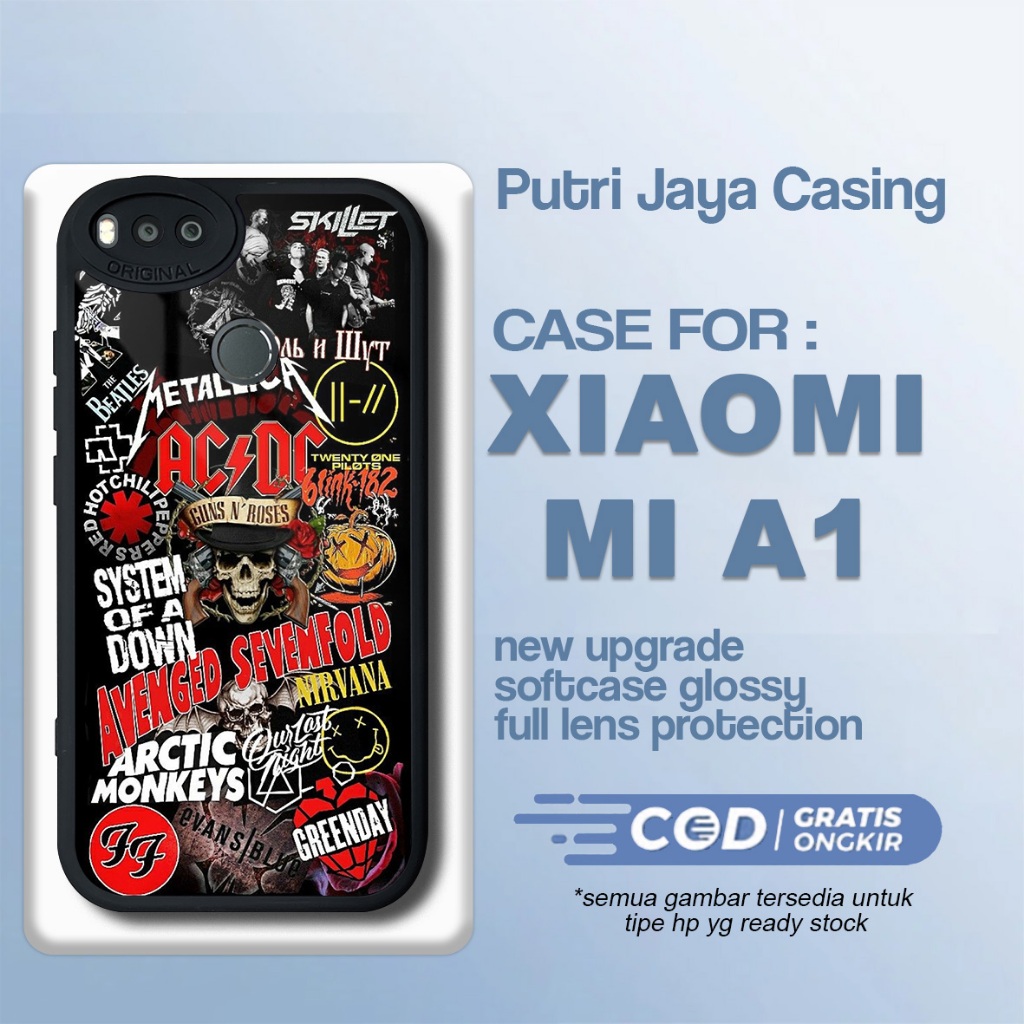 Casing Xiaomi Mi A1 Terbaru Band Case Mi A1 Termurah Hardcase Softcase Glossy Terlaris Premium
